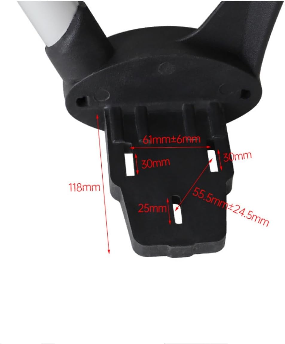 1 Pair Office Chair Armrest Replacement Office Chair Loop Arm Bracket Gaming Chair Armrest Swivel Chair Arm Rest for Office Chair Computer Chair - Style B