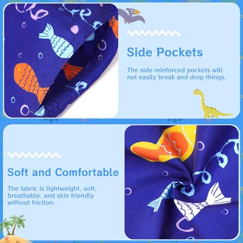 Image of Boys Swim Trunks Toddler Swim Shorts Boys Bathing Suit Kids Swimsuit-Quick Dry,for 3-12 Years