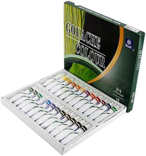 Korean Memory 24 Colors Professional Gouache Paint Set
