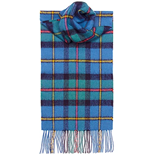 MacLeod Harris Ancient Tartan Wool Scarf Made in Scotland