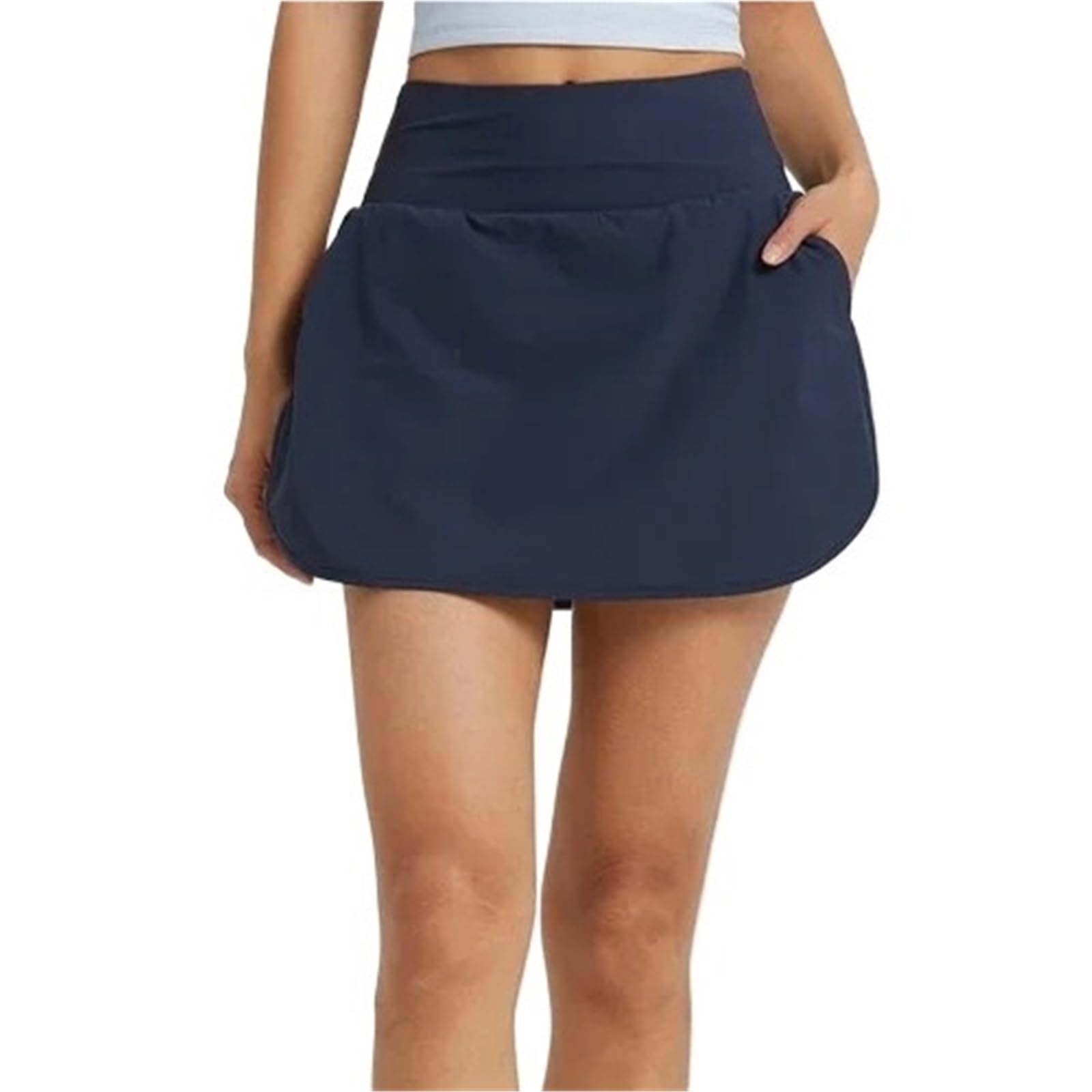 Gonne da Tennis estive con Tasca Donna, Gonna Sportiva Palestra, Golf, Yoga, Pantaloncini Casual