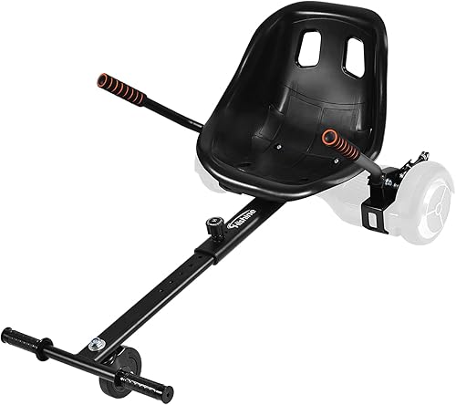 Miniatura 8 de Hishine Accesorio de asiento para aeropatineta de 6.5 a 10 pulgadas, diseño mejorado sin necesidad de correas de velcro, kit de conversión Go Kart,