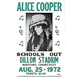 Alice Cooper (Schools Out, Dillon Stadium Concert) Music Poster Print Mini Poster Mini Poster Print, 14x22