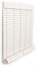 Roller Blind for Windows and Doors | PVC White | Various Sizes (55 x 110 cm)