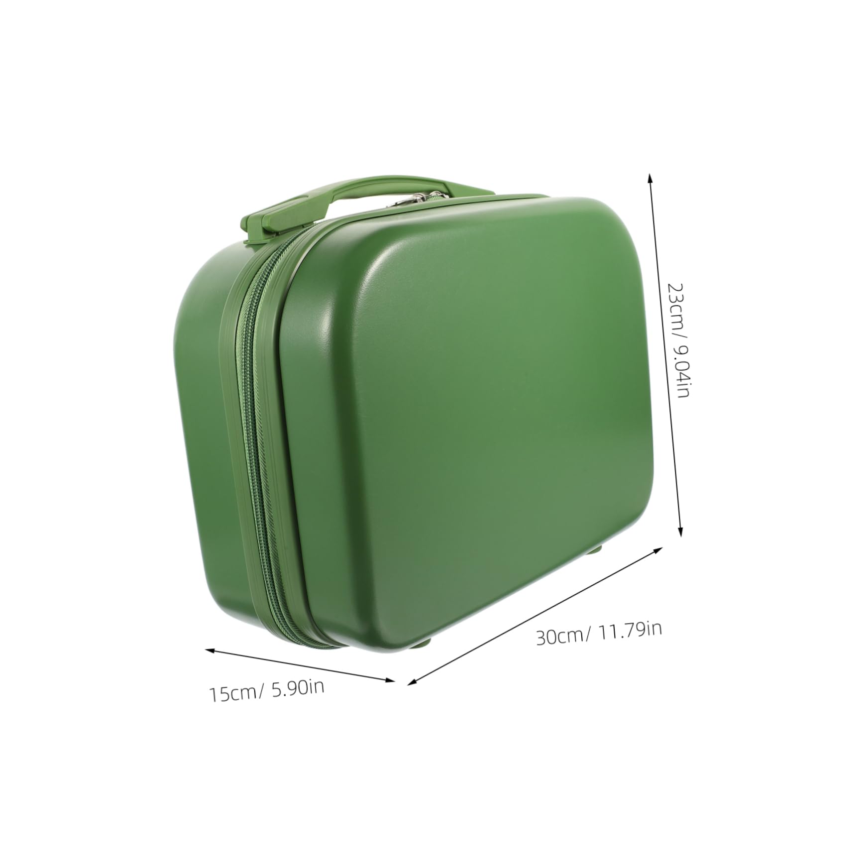 FRCOLOR Organizzatore per Trucco Grande Capacità 14 Pollici Custodia Rigida per Trucco Portatile Beauty Case da Viaggio Scomparti per Casa Ufficio Scuola