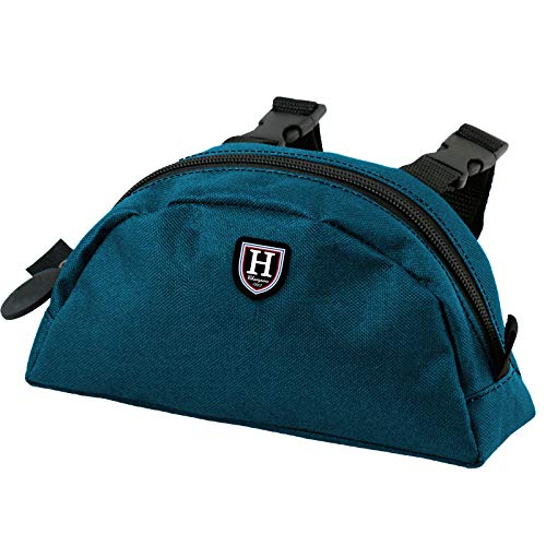 Harrison Howard Saddle Pommel Pocket with 1680D Waterproof Fabric Saddle Pouch Sack Pommel Saddle Bag for Western Saddle