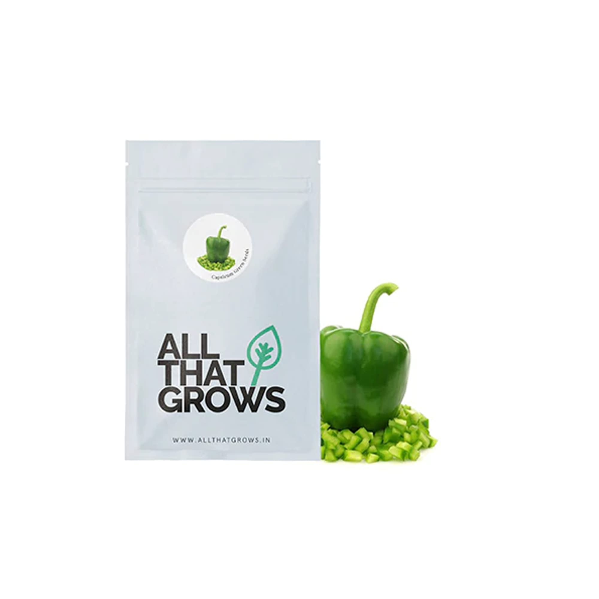 Green Capsicum Seeds, Bell Pepper, Shimla Mirch Seeds Pack of 100 Seeds by AllThatGrows (B071WM5NC1) Amazon Price History, Amazon Price Tracker