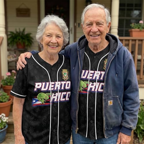 Custom Puerto Rico Baseball Jersey - Personalized Boricua Pride Shirt Name & Number - Men Women Softball Uniform Team Gifts miniatura 5