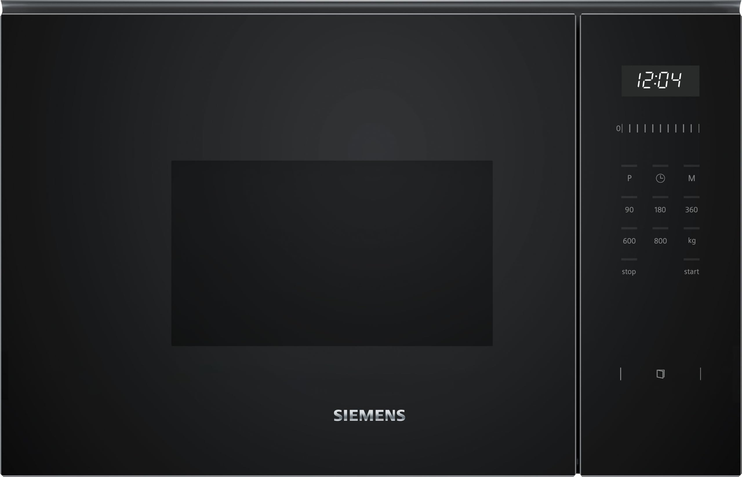 Siemens iQ500 BF525LMB1 Einbau-Mikrowelle 800W 20L Edelstahl 59x38 cm Schwarz
