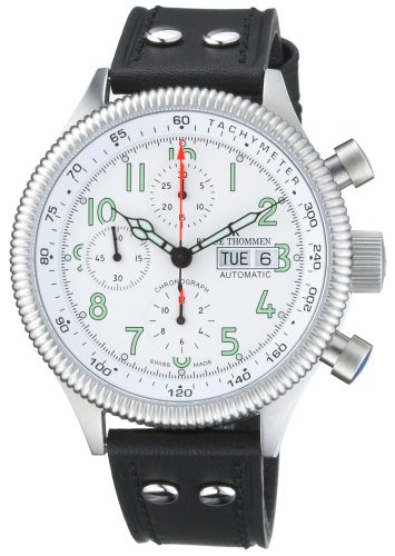 Preisvergleich Produktbild Revue Thommen Herren Automatik-Pilotenchronograph Pilot Professional Chronograph Day-Date / White 17060.6533