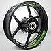 Produktbild Glanz Hellgrün Motorrad Inner Rim Tape Decal Aufkleber für Kawasaki Z900