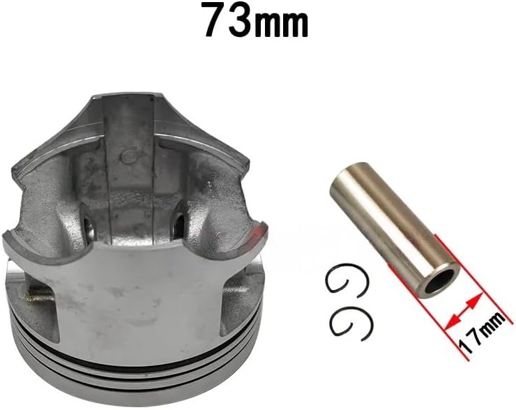 Motorcycle Parts Motorcycle Engine Piston Ring Kits Pistons Set for Ho-nda XR250 XR250L XR250R 1987-2004 Bore Size STD 73mm Accessories(Piston and Ring)