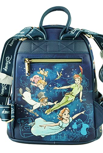 Wondapop Disney Peter Pan 11" Vegan Leather Fashion Mini Backpack4