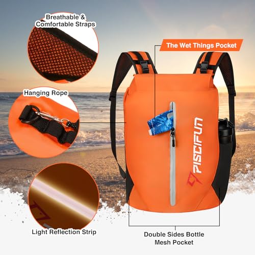 Piscifun Floating Dry Backpack 20L