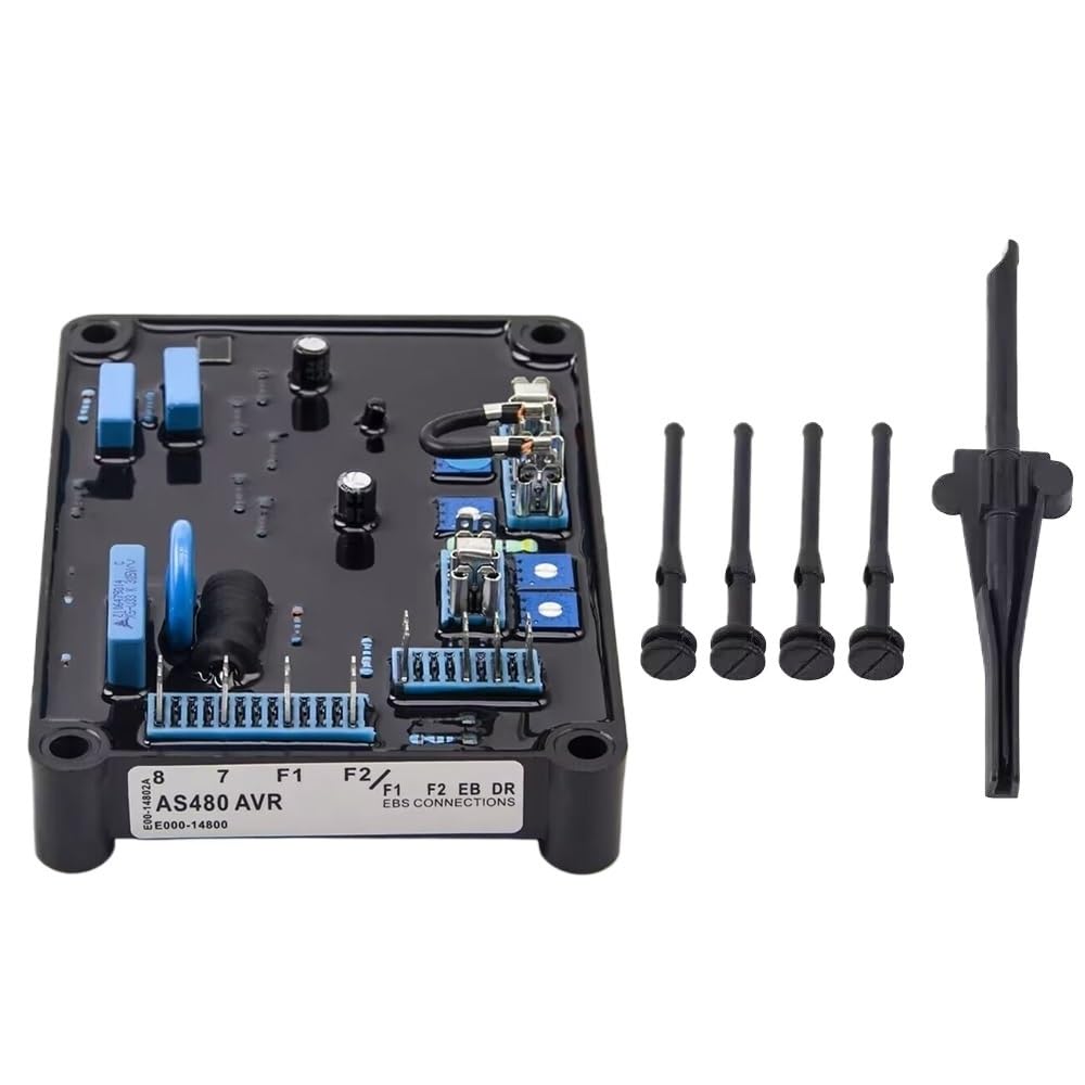 ZXAOMMBEA AS480 AVR Brushless Generator Voltage Regulator Stabilizer Control Panel Alternator Parts Accessories