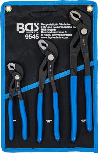 BGS 9545 | Wasserpumpenzangen-Satz | 3-tlg. | arretierbar | 175 / 240 / 300 mm | rutschhemmend | Rohrzange /...