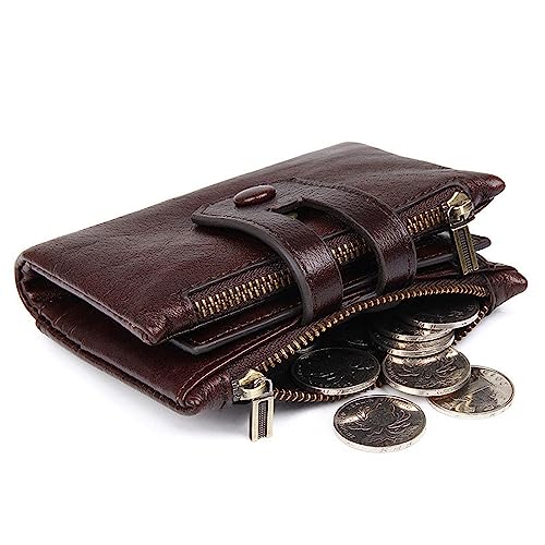 Men's RFID Trifold Wallet - Money Clip Wallet - Wallet for Men - Men's Billfold and Passcase Wallets - Anti Theft Security - Minimalist Mini Durable Slim Men’s Wallet