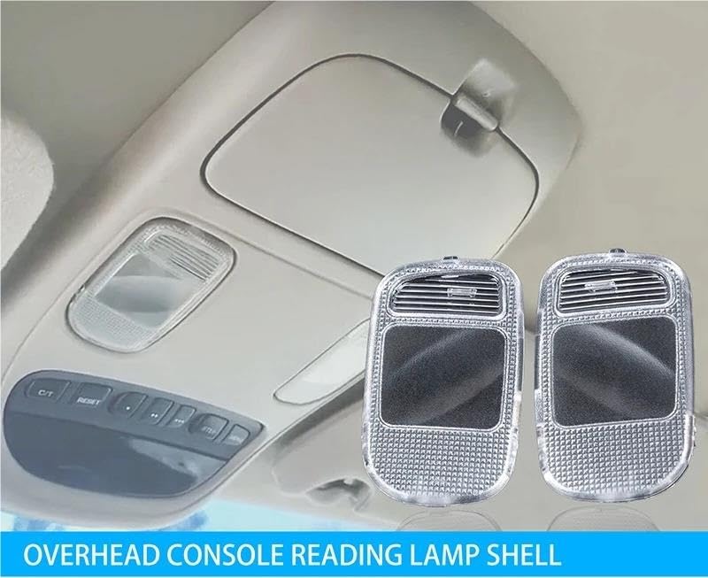 Cubierta de luces de lectura de techo transparente para Dodge Ram 3500 3
