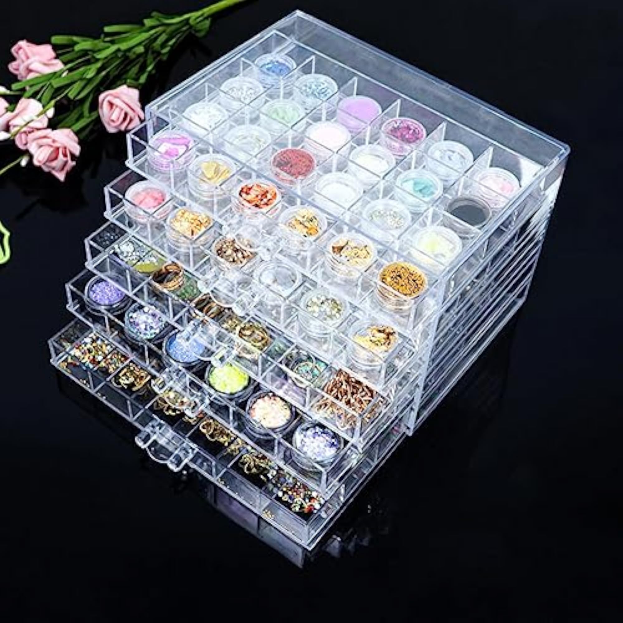 Clear ABS PVC Storage Box Dustproof Multifunctional Container