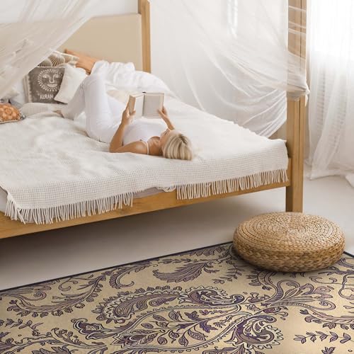 Tapis en vinyle maison deco rectangle 150x225 cm sol PVC Floorart Design - 4