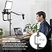 NEEWER Overhead Camera Desk Mount Rig Stand with 2 Boom Arms for Photography Devices: Video Light Ring Light Phone Mount Webcam Mic Compact DSLR for Home Office Studio Live Streaming Broadcast, ST008