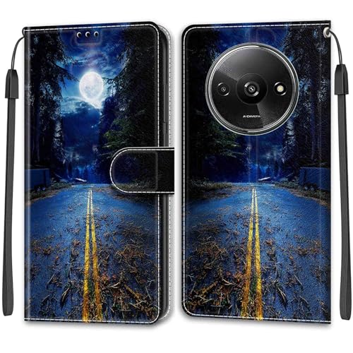 Cover per Xiaomi Redmi A3 A3x Flip Custodia con Slot per Schede Funzione Stand Antiurto Portafoglio Compatibile A3 A3x