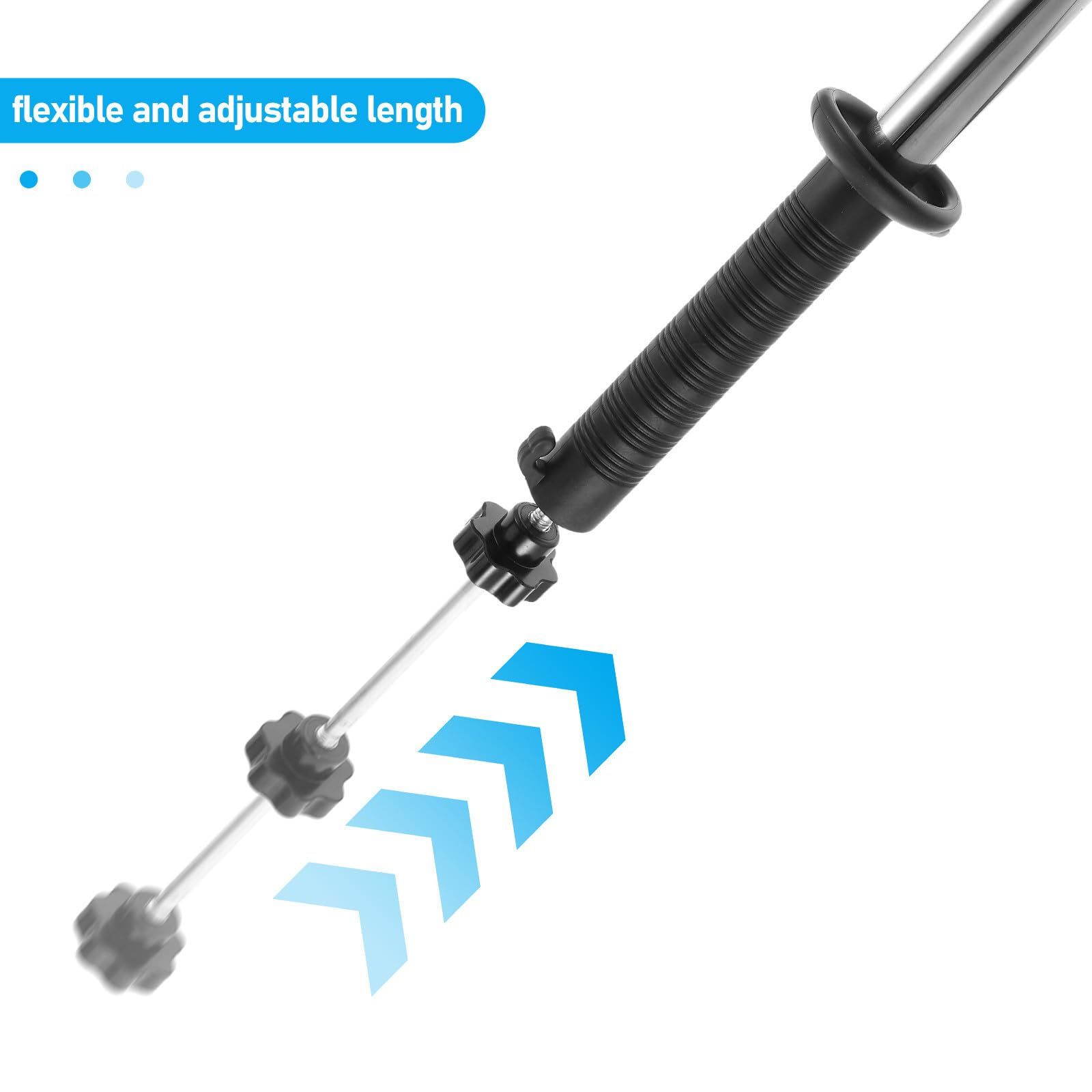BESTonZON Varilla Magnética Extensible para Recogida de Piezas Metálicas Pequeñas Fuerza Magnética Ajustable y Diseño Portátil para Trabajo y Reparación