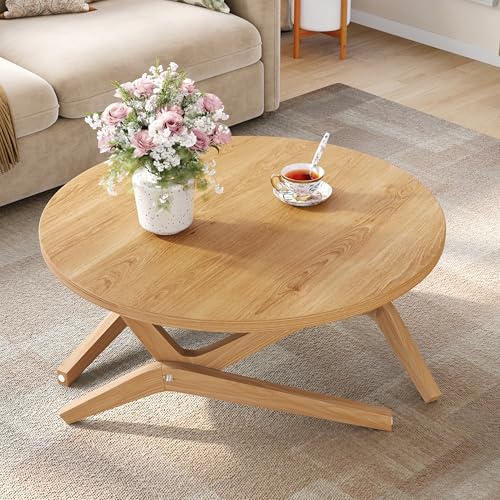 LUMISOL Solid Wood Lift Top Coffee...