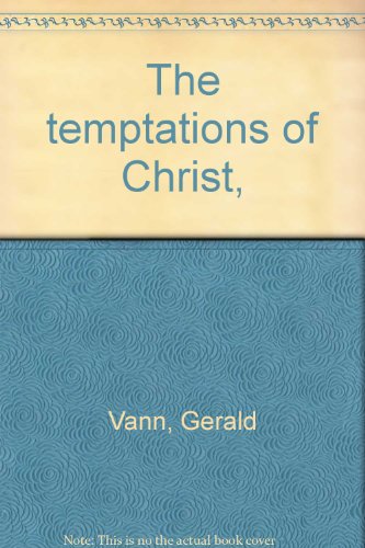 The temptations of Christ, B0007H6H0I Book Cover