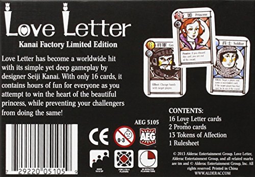 Alderac Entertainment Group (AEG) Lover Letter Kanai Card Game, Multicolor - Image 2