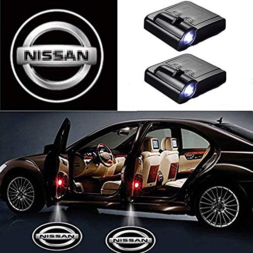 MIVISO Wireless Car Door Led Welcome Laser Projector Logo Light Ghost Shadow Light Lamp Logos 2 Piece