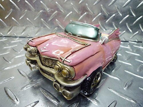 Amazon ビンテージ アメリカン マネーバンク オープンカー ピンク ピンクキャデラック アメ車 貯金箱 インテリア ギフト 貯金箱 おもちゃ