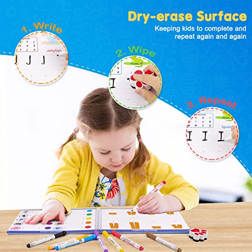 Back To School Supplies Toddler Toys For 4 5 6 7 8 Year Old Boys And Girls Gifts, Handwriting Practice Book Preschool Learning Activities For Kids, Montessori Learning Toys For Kids Ages 3-4 4-8 5-7 #TOP4