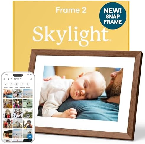 Skylight Digital Picture Frame 2 – 10" Full HD Wi-Fi Touch Screen...