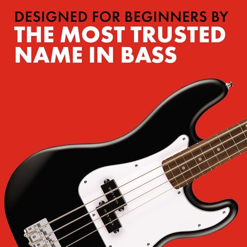 image for Fender Squier Debut Series Precision Bass Guitar Pack, Beginner Guitar