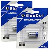 BlueDot Trading 2CR1/3N Lithium Cell Battery, 2 Pack