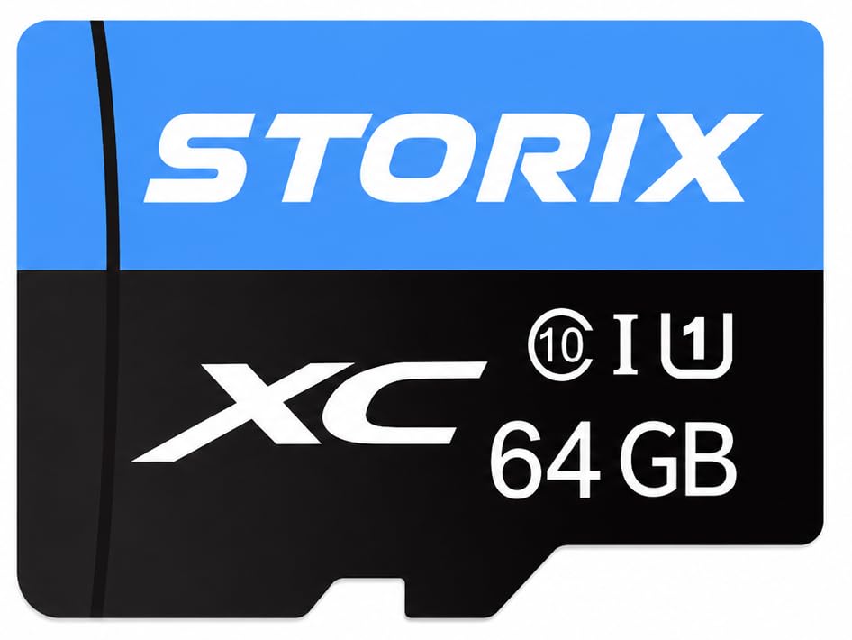 STORIX Micro SD Card, 64GB, Class 10, U1 | Up to 100MB/s, For Smartphones, Digital Cameras, CCTV, Tablets & Drones-picture-14