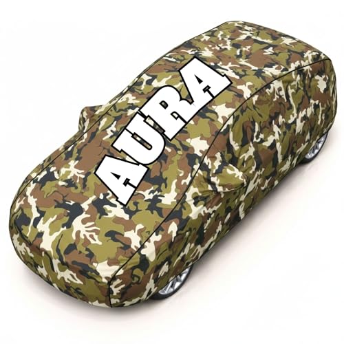 Image of Superior Grade Quality Aura Cover (All Variants) Car Body Cover - 100% Waterproof Custom Fit with Mirror Pockets | Triple-Stitched Elastic Design, Heat Reflective, Anti-Dust, All-Weather