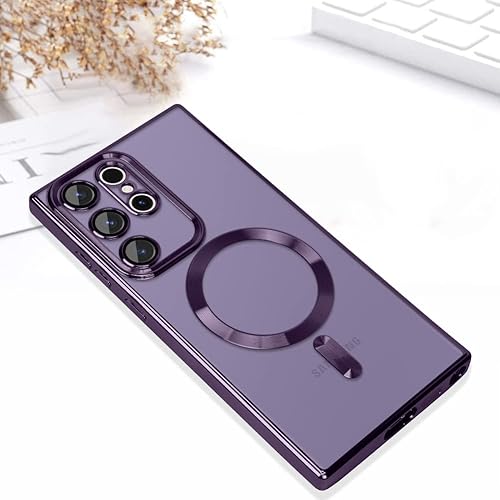 Miniatura 5 de Illians Funda hecha para Samsung Galaxy S23 Ultra (compatible con MagSafe) Protector de lente de cámara con imán integrado, protección a prueba de