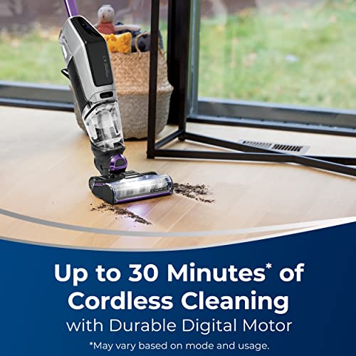 Image of Bissell CrossWave X7 Cordless Pet Pro Multi-Surface Wet Dry Vacuum with WiFi Connectivity, 3279, Violet