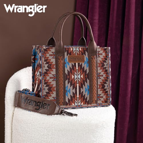 Image of Montana West X Wrangler Tote Bag for Women Boho Aztec Shoulder Purse Top Handle Satchel Handbag