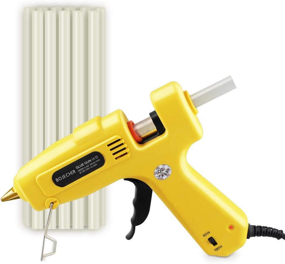 Hot Glue Gun, BOJECHER Full Size 60/100W Dual Power Hot