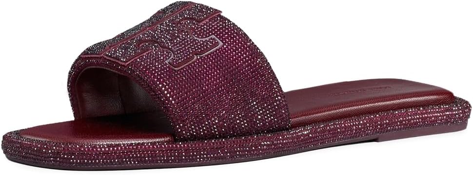 Tory Burch Women's Double T Pave Sport Slides