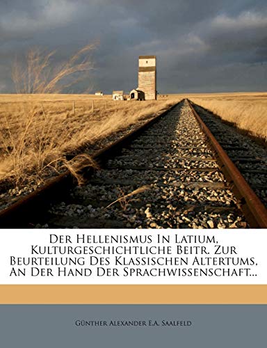 Der Hellenismus in Latium. (German Edition)