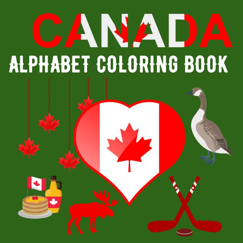 Canada Alphabet Coloring Book