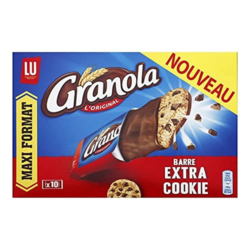 LU Granola - Barra extra Cookie Maxi formato 280 g (lote de 6)