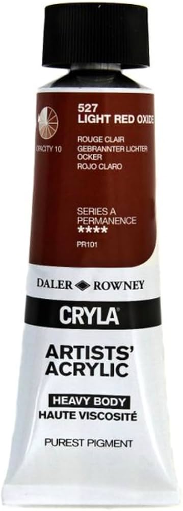 DR Cayla Acrylfarbe, 75 Ml, Hellrot – Kräftige Farbe Für Künstler & Hobby-Maler