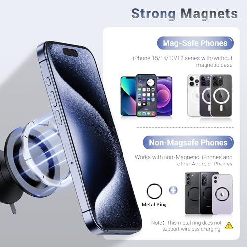 Support de téléphone magnétique à ventouse iPhone 14 13 Pro Max