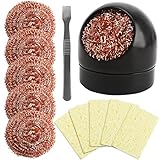 15Pcs Soldering Tip Cleaner, Brass Tip Cleaner Kit, Soldering Iron Holder+6PCS Brass Soldering Tip C