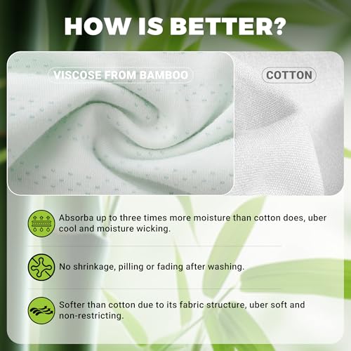 Image of BAMBOO COOL Womens Underwear Breathable Mesh Moisture-Wicking Briefs, Soft & Lightweight Panties